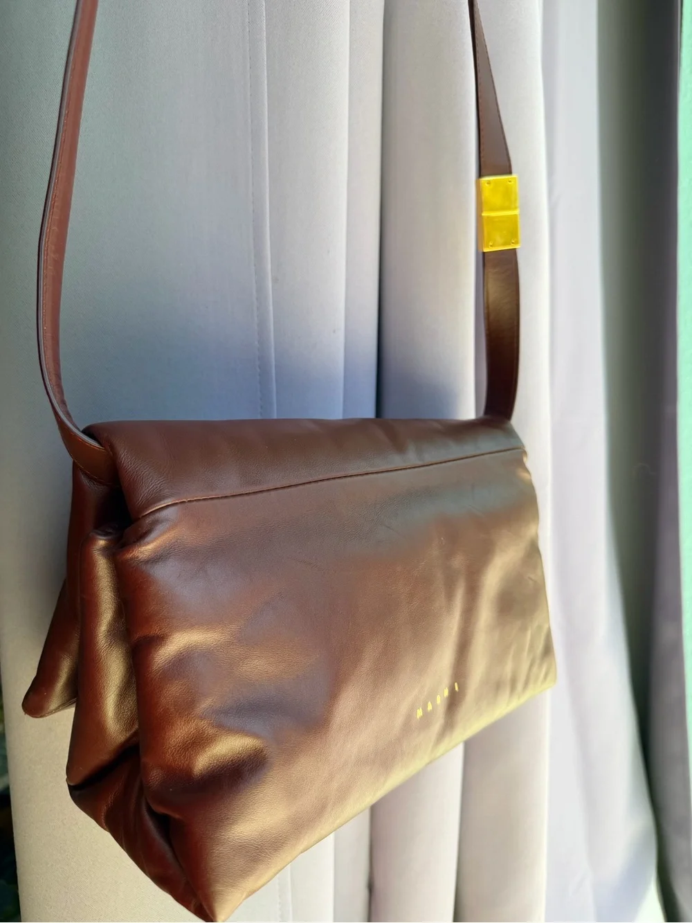 Marni refined burgundy